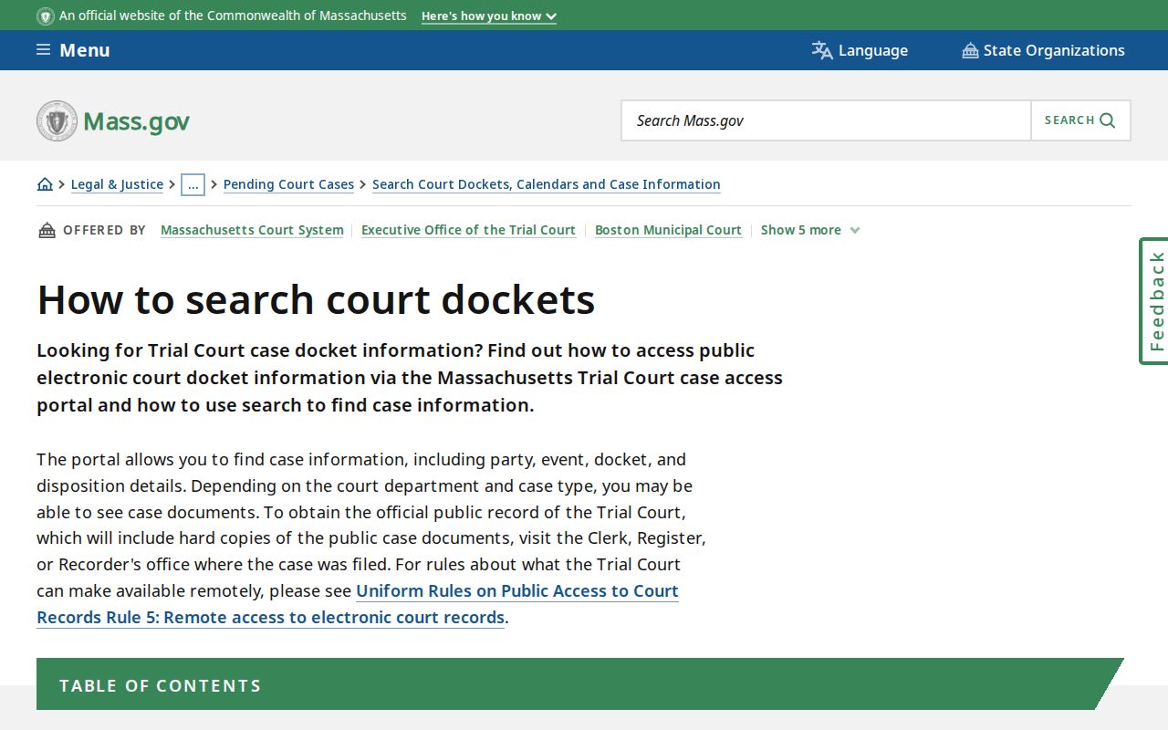 Tewksbury Resident Lookup Massachusetts court docket search guidance